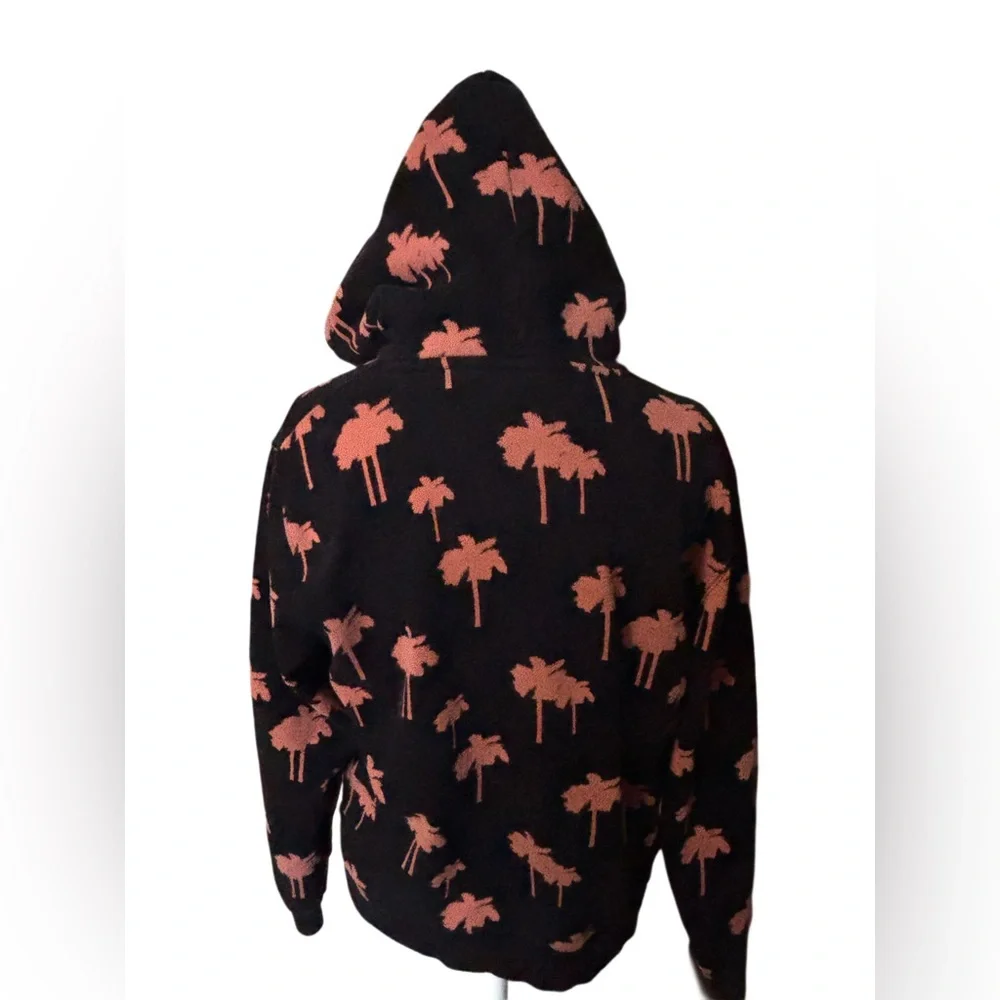 Wesc Black and Orange Palm Print Hoodie Size M - Picture 6 of 11